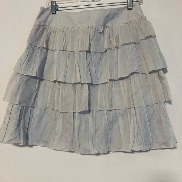 J. Crew Tiered Silk Chiffon Skirt Sz 6 - Picture 5 of 8